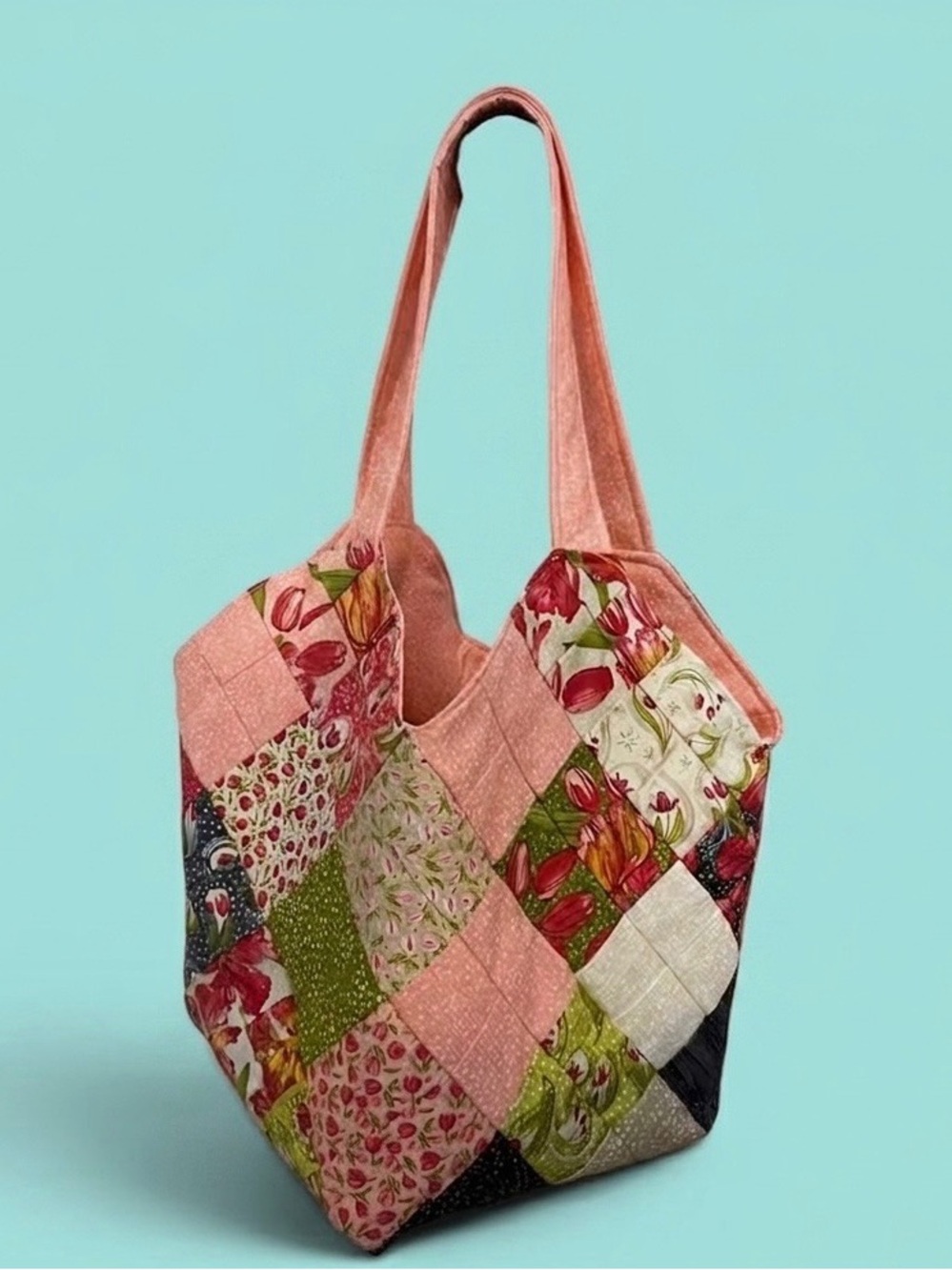 Tulip Colorful Mondo Large Bag. New. Tote. Cotton.
